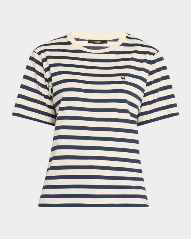 Satrapo Striped Crewneck T-Shirt